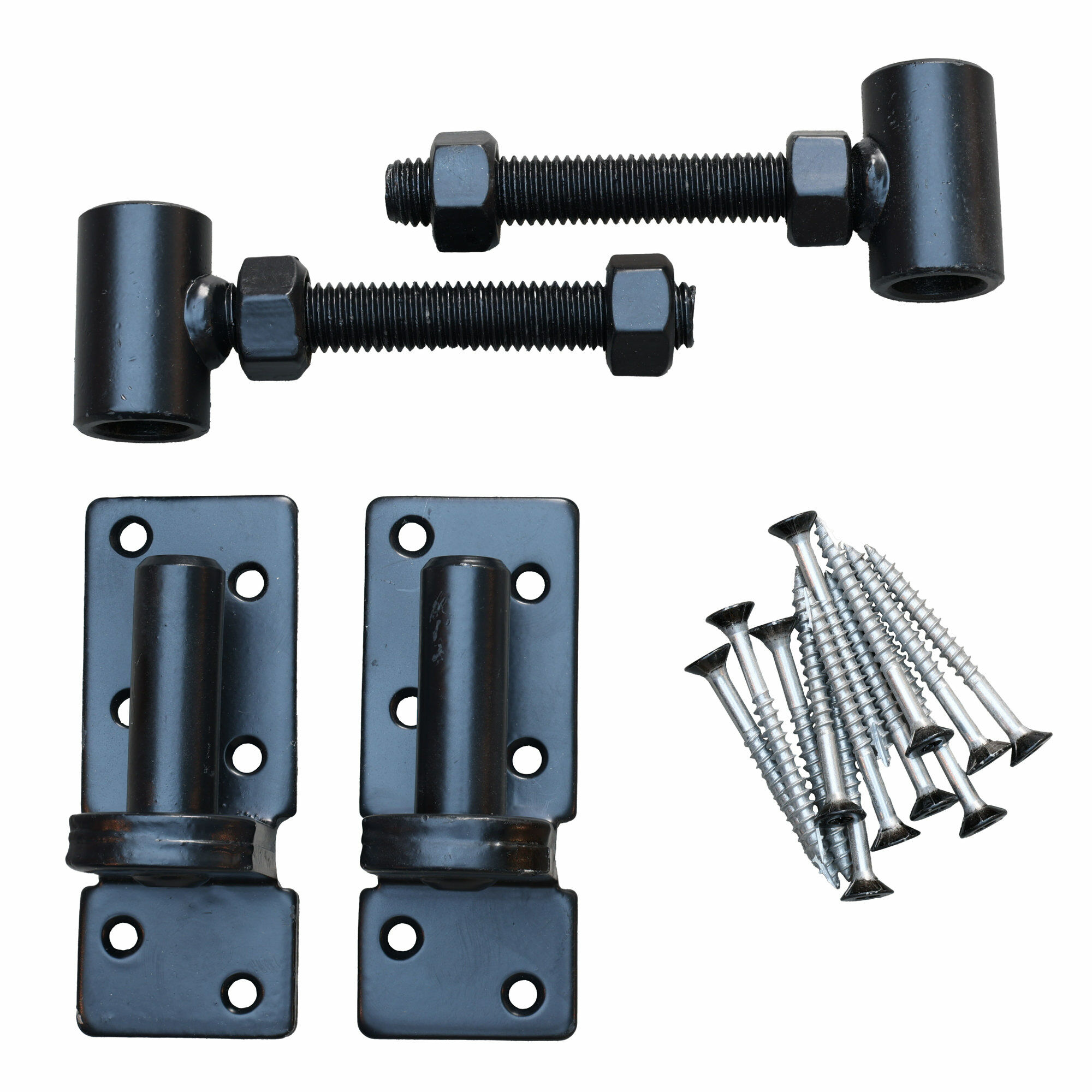 Set voor poortframes (2-punts) ZWART